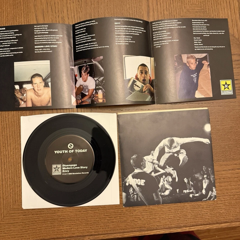 Youth Of Today Youth of Today Vinyl Single EP 7” Revelation # 17 - Image 3 of 4