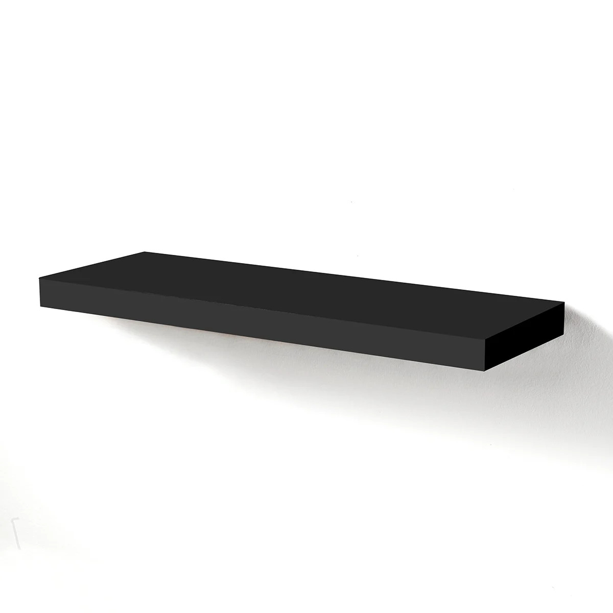 Étagère murale MDF noir mat 60 cm Arvada Black pour optimiser petits espaces