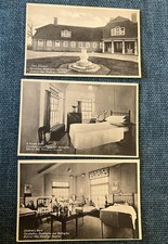 3 x Vintage Postcards Carshalton, Beddington & Wallington Memorial Hospital