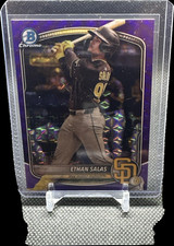 2025 Bowman Chrome Ethan Salas Prospects Purple Geometric Refractor /250