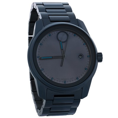 Movado Bold Verso Men's Blue ION PVD Stainless Quartz Watch 3600862