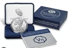 2020-W V75 Privy 1 oz Proof Silver American Eagle End of WWII 75th Anniv OGP COA