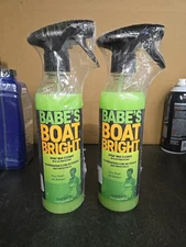 Babe's Boat Bright Spray Wax Cleaner With UV Protectant- 16oz Spray- LOT OF 2