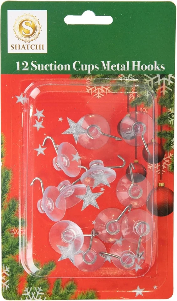 Heavy Duty Suction Hook Kitchen Bathroom Wall Sign Christmas Decoration 24p 23mm - Image 2 of 4