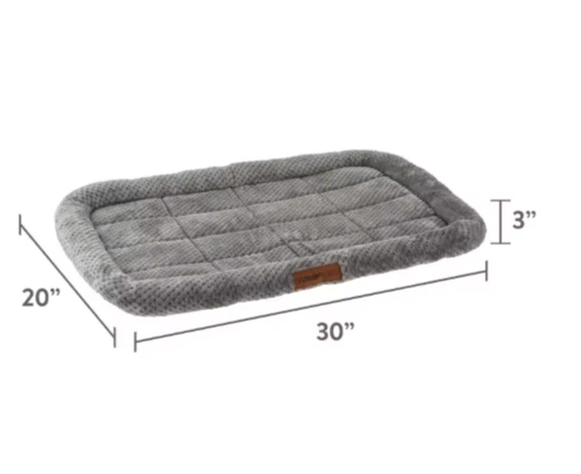 Уютный коврик-ящик для собак плюшевый с подкладкой из пеноматериала моющаяся кровать для домашних животных подходит для ящика 30 дюймов - Изображение 4 из 4