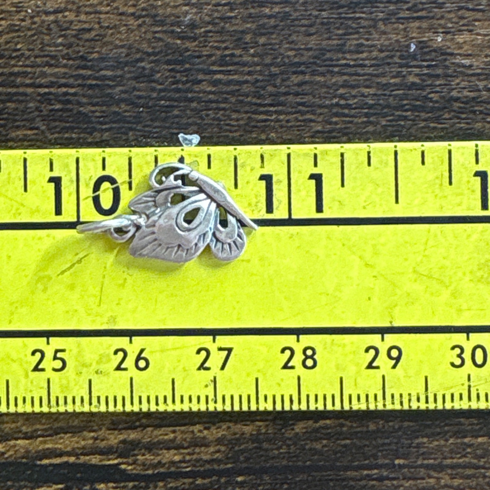 VTG Solid Sterling Silver 925 Flying Butterfly Pe… - image 7