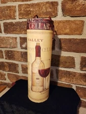 Vintage 2004 Decorative Wine Tube Emily Adams 13" Tri Coastal