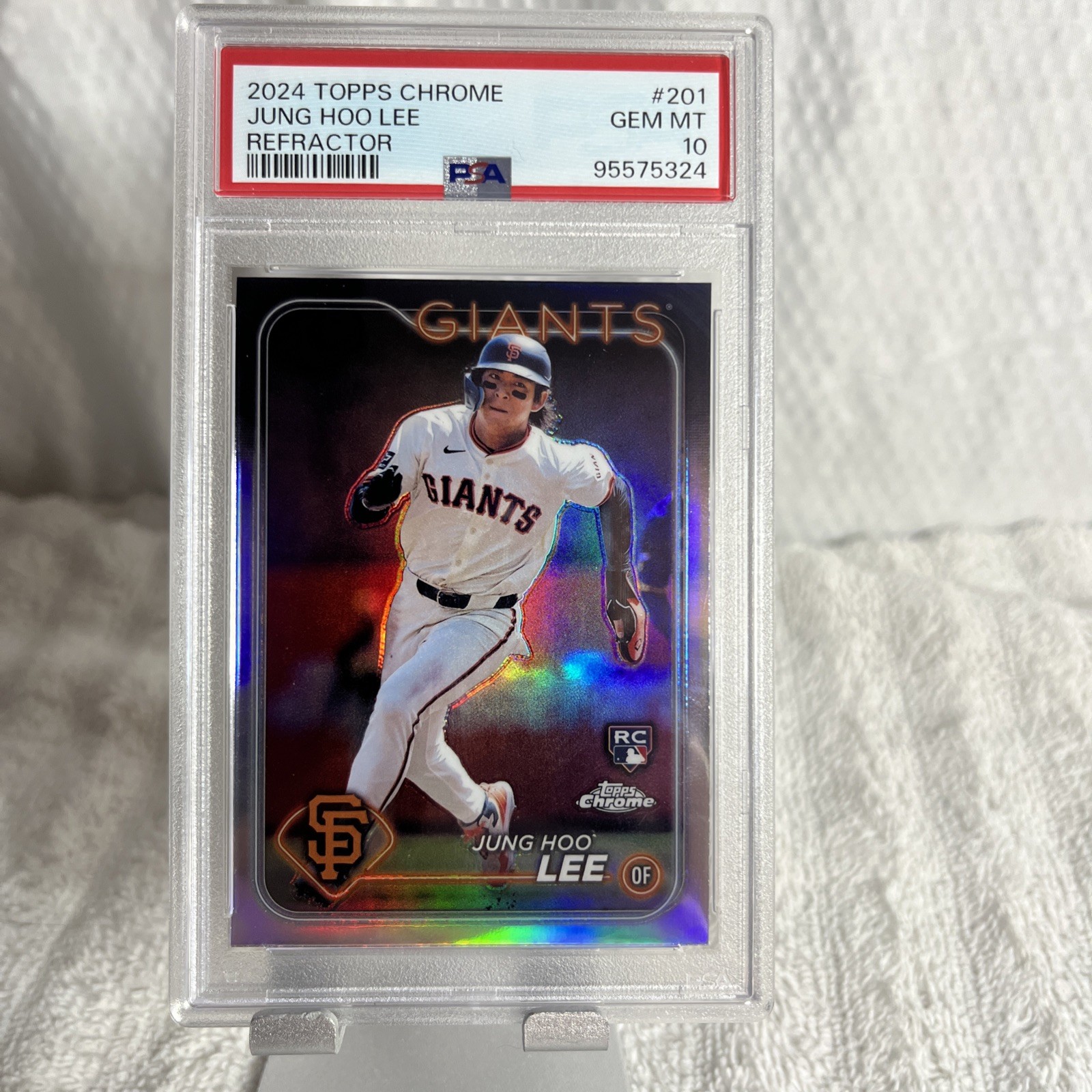 2024 Topps Chrome - Jung-Hoo Lee #201 Refractor (RC)