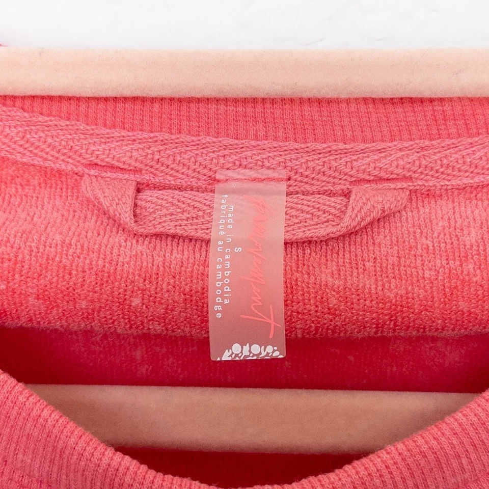 Top corto Free People Movement para mujer talla S rosa círculo espalda ropa deportiva Foto 4 de 4