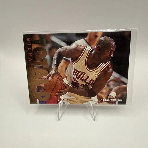 1995-96 FLEER MICHAEL JORDAN TOTAL D #3 HOF BULLS