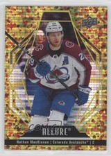 2022-23 Upper Deck Allure Gold Glitter Bomb 127/199 Nathan MacKinnon #1 00d2