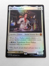Peter Parker Amazing Spider-Man Foil 0010 Spider-Man Magic the Gathering Mythic