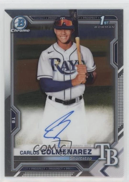2021 Bowman Chrome Prospect Auto Carlos Colmenarez #CPA-CC Auto