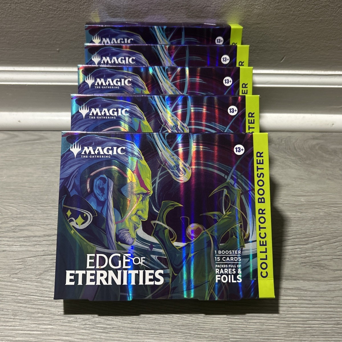 5x Edge of Eternities Collector Booster Pack- MAGIC THE