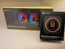 Image of Corsair iCUE H115i Elite Capellix 280mm AIO Liquid Cooler CPU RGB LCD - Black