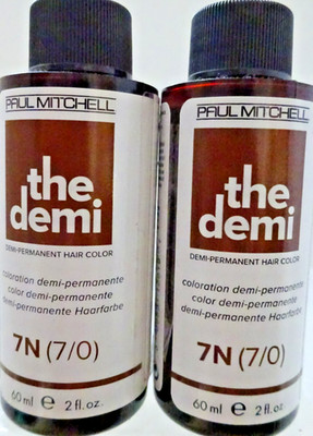 Paul Mitchell The Demi Demi-Permanent Cream Hair Color 7N (7/0) 2 X 60 ml =120ml