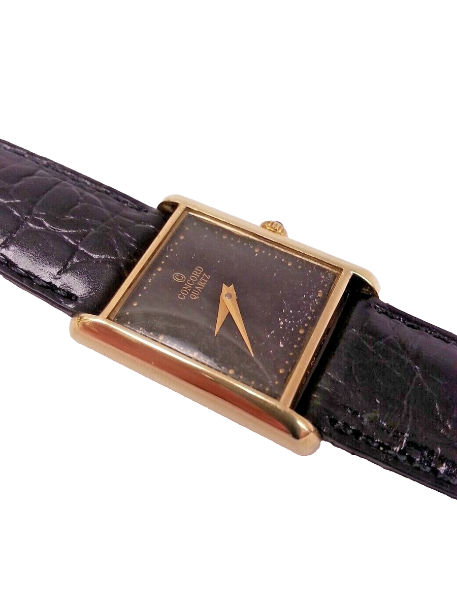Authentic Concord 14K Solid Gold Watch Work Vintage Concord Mariner 2088214 14k Yellow Gold 34mm Quartz  main image 2