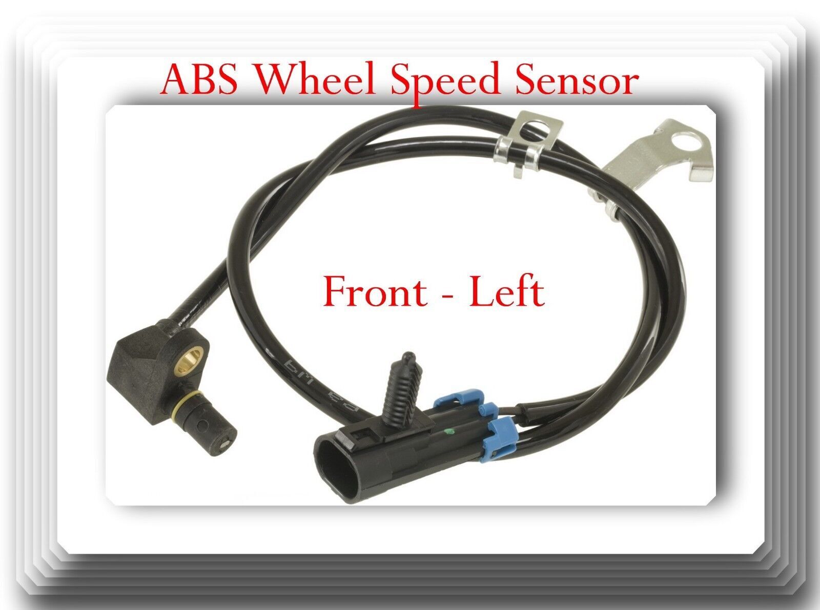ABS Wheel Speed Sensor Front Left Fits: Cadillac Chevrolet GMC | eBay