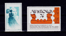 Vignettes Expo Philatéliques - Neuf**- YT 17/22 - Années 1947/1976 - lot B