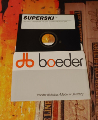 Superski (Microids 1989) Commodore 64 (Diskette) works 8-bit classic game