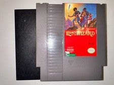 Legacy of The Wizard Nintendo Entertainment System NES Game Cart +Dustcover