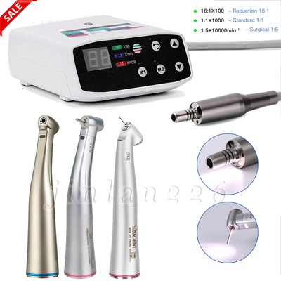 SANDENT Dental LED Brushless Electric Micro Motor /LED 1:5 1:1 1:4.2 Handpiece