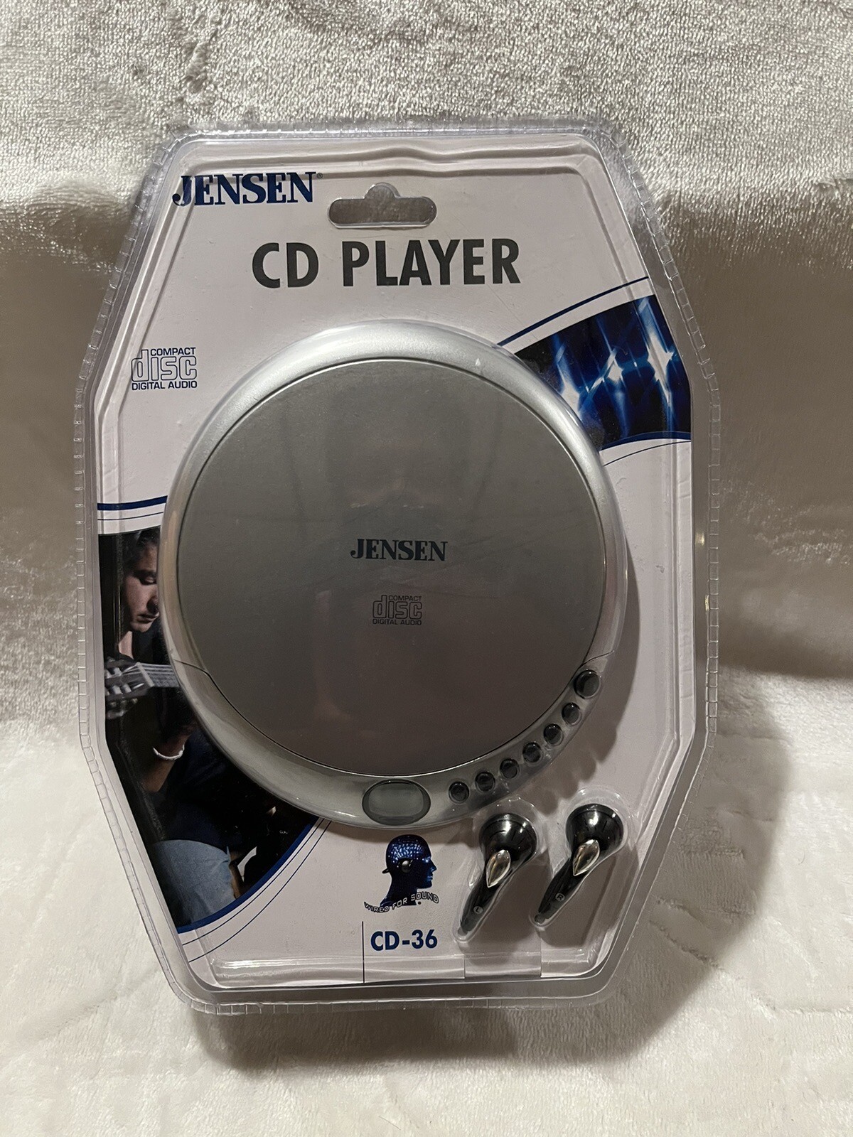 Jensen CD Compact Disc Player Sealed in Package CD-36 Silver New