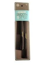 Conair Smooth  Style Pocket and Barber Comb Set 93506Z Black