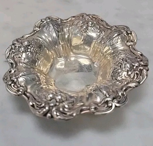 Francis I by Reed & Barton Sterling Silver Nut Dish #X569 3 1/5