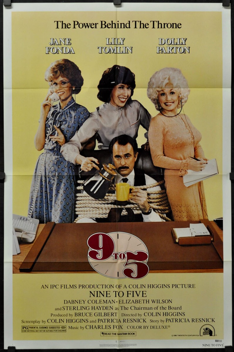 9 to 5 / Nine To Five 1980 ORIGINAL 27X41 MOVIE POSTER DOLLY