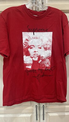 Supreme Juicy Tee Red Marilyn Monroe Adult Entertainment 100% size