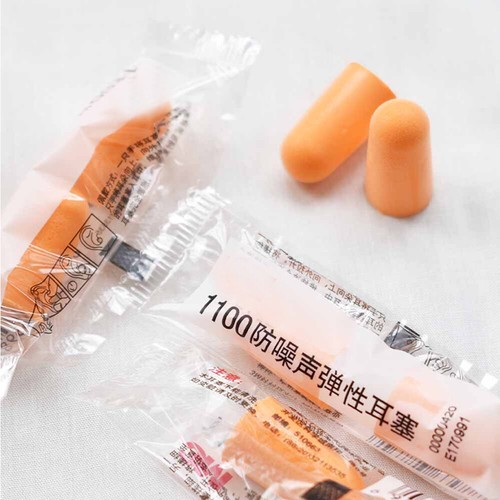 1 Pair Antinoise 1100 Disposable Ear Plug Foam Noise Reducer Durable - Picture 4 of 12