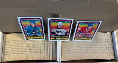 2024-25 OPC O-PEE-CHEE HOCKEY COMPLETE RETRO SET ALL 600 CARDS CELEBRINI RC+ WOW - Bild 3 von 3