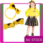 Emma The Wiggles Yellow Book Week Toddler Girls Costume Headband Shoe Bows