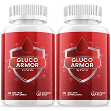 (2 Pack) Gluco Armor Capsules for Maximum Overall Wellness Health Support USA