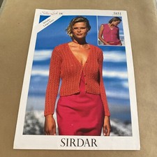 Sirdar Silky Look DK Knitting Pattern 