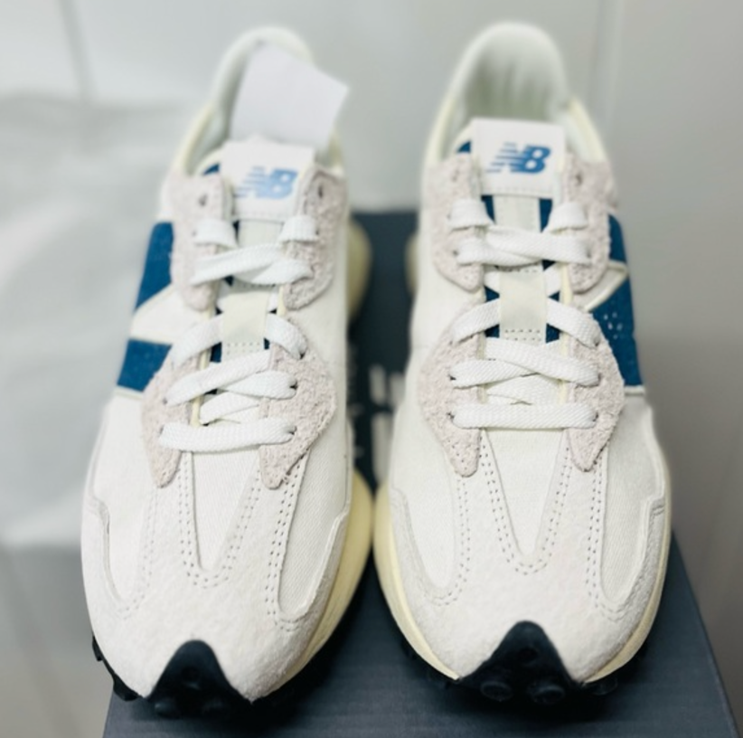 New Balance 327 Casual Women's Sneakers Shoes White Canvas