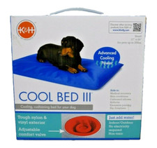 K H Pet Products Cool Bed III Cooling, Cushioning Pet Dog Bed New