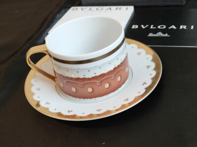 Rosenthal × BVLGARI Dolti Deco Germany Porcelain Teacup & Saucer