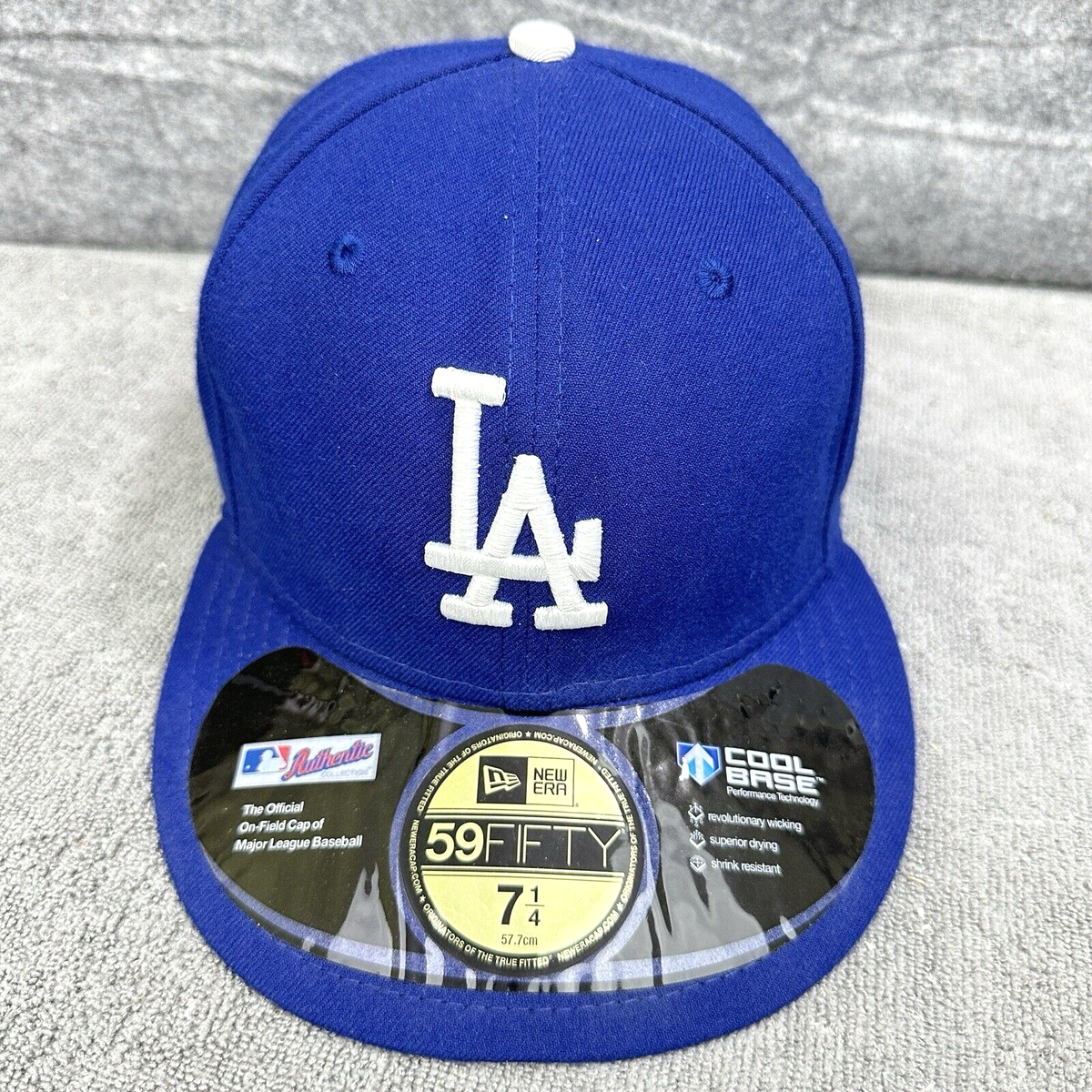 New Era LA Dodgers 59FIFTY キャップ 7 1/4 New Era MLB Los Angeles Dodgers 59FIFTY Fitted Hat 7 1/4 Official