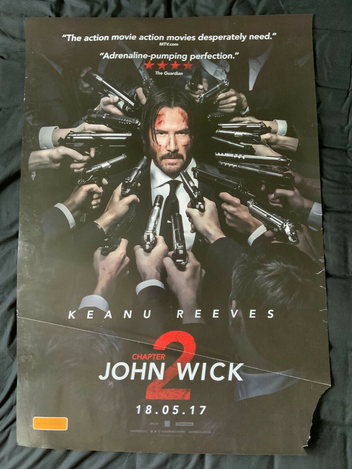 John Wick 2 27 X 41(Original Movie Poster) Keanu Reeves