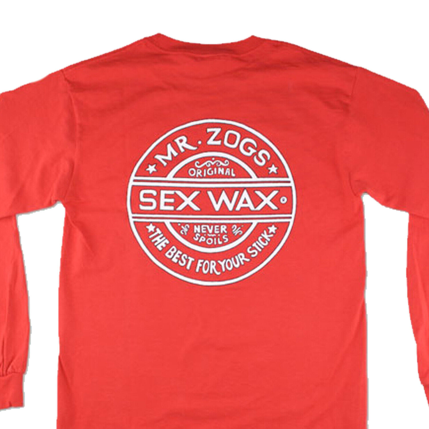 Sex Wax Mr Zogs Surf Longsleeve Shirt Star Red | eBay