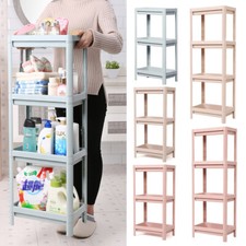 3/4 Tiers Bathroom Corner Storage Rack Shower Caddy Shelf Kitchen Tidy Organizer