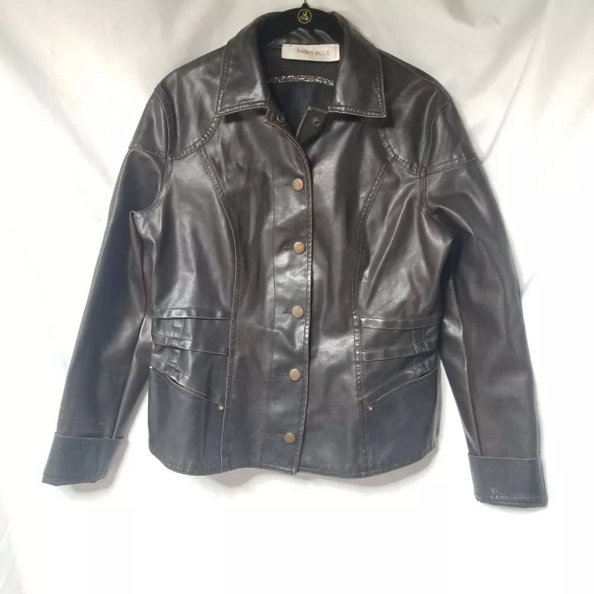 Paris blues leather jacket sale