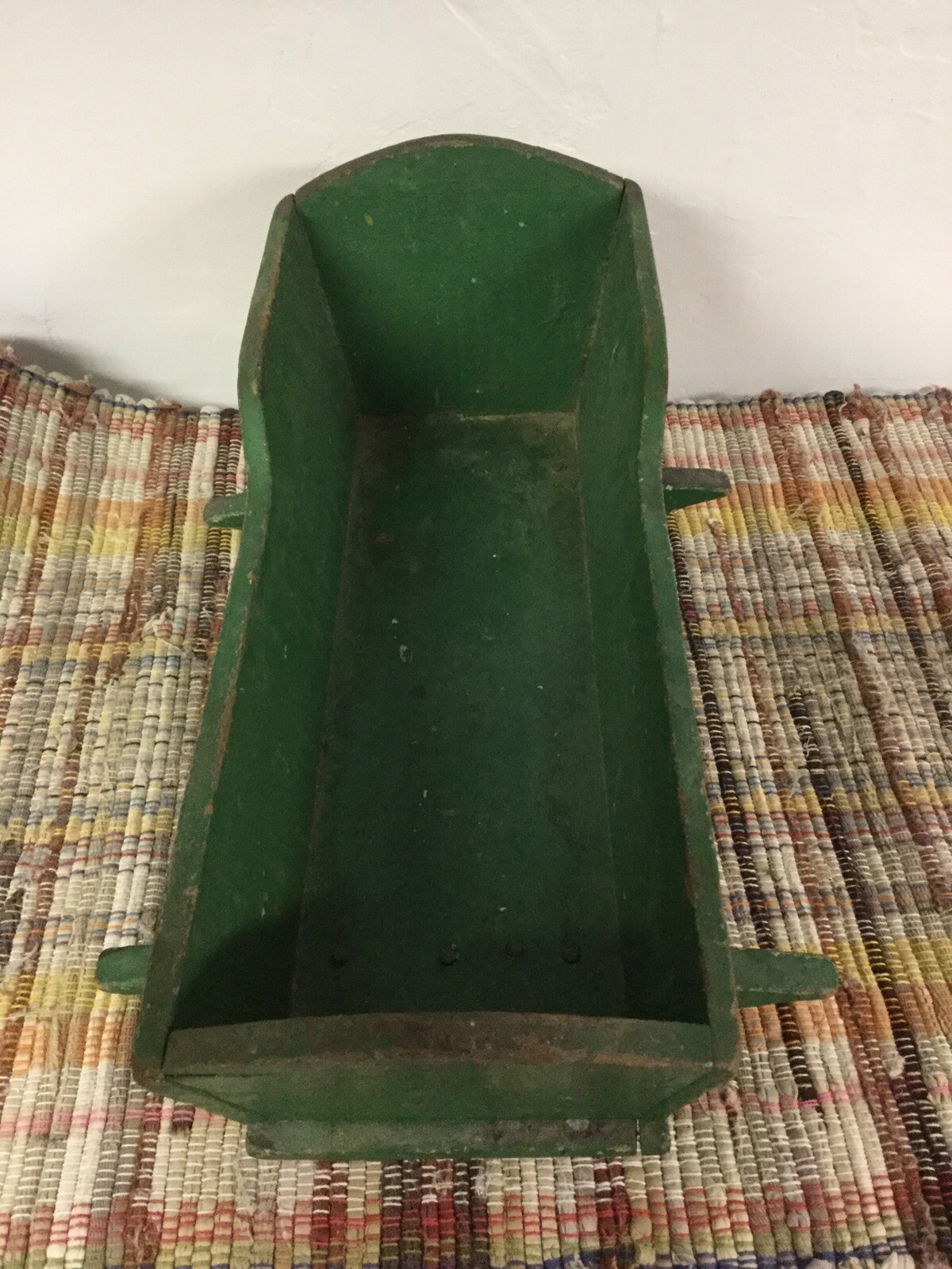 Antique Handmade Wooden Doll Cradle eBay