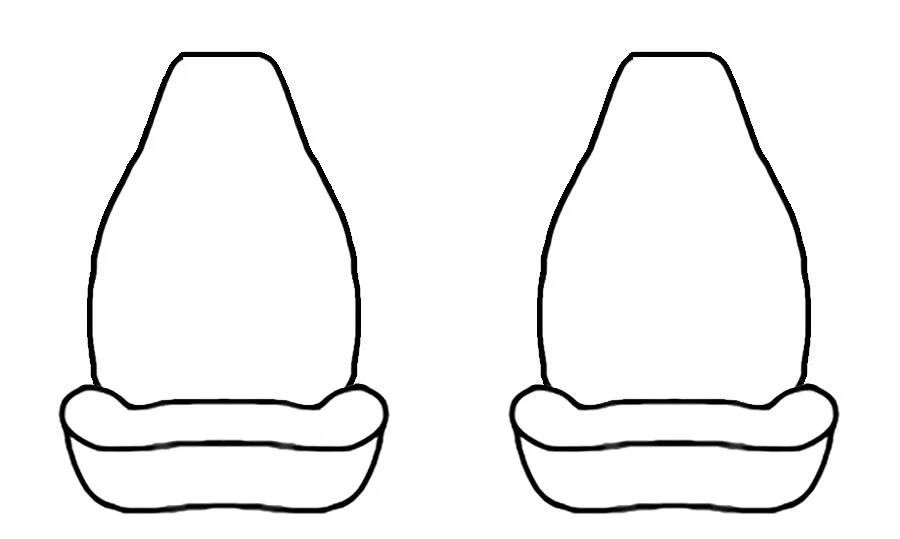 FUNDAS DE ASIENTO DELANTERAS Y TRASERAS DE NEOPRENO para Chevy Camaro Z28/Berlinetta 1970-1981 Foto 2 de 3