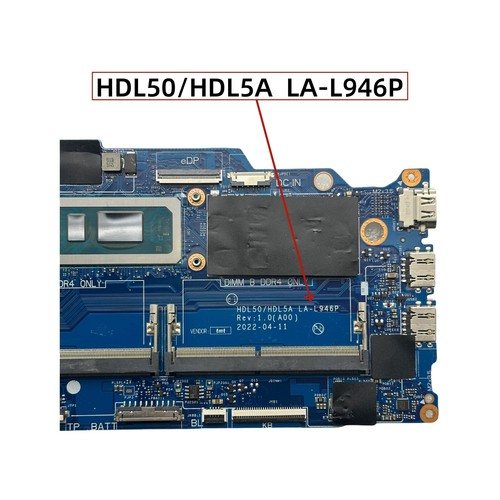 0G9W4H 05NKKM For Dell Inspiron 15 3520 Motherboard With i5-1235U CPU LA-L946P - 第 5/5 張圖片