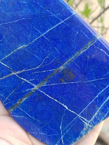 391g Natural Lapis Lazuli Freeform Polished Crystal Mineral Specimen - Picture 16 of 18