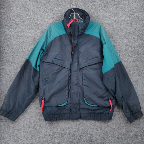 Columbia Jacket Mens L Large Blue 