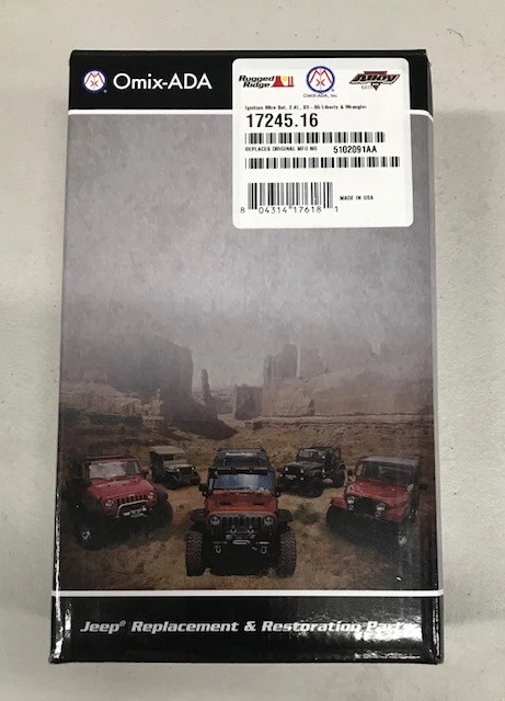 Juego de cables de encendido para Jeep Wrangler 02-04 Liberty 2,4 L 17245,16 Omix-ADA  Foto 2 de 2